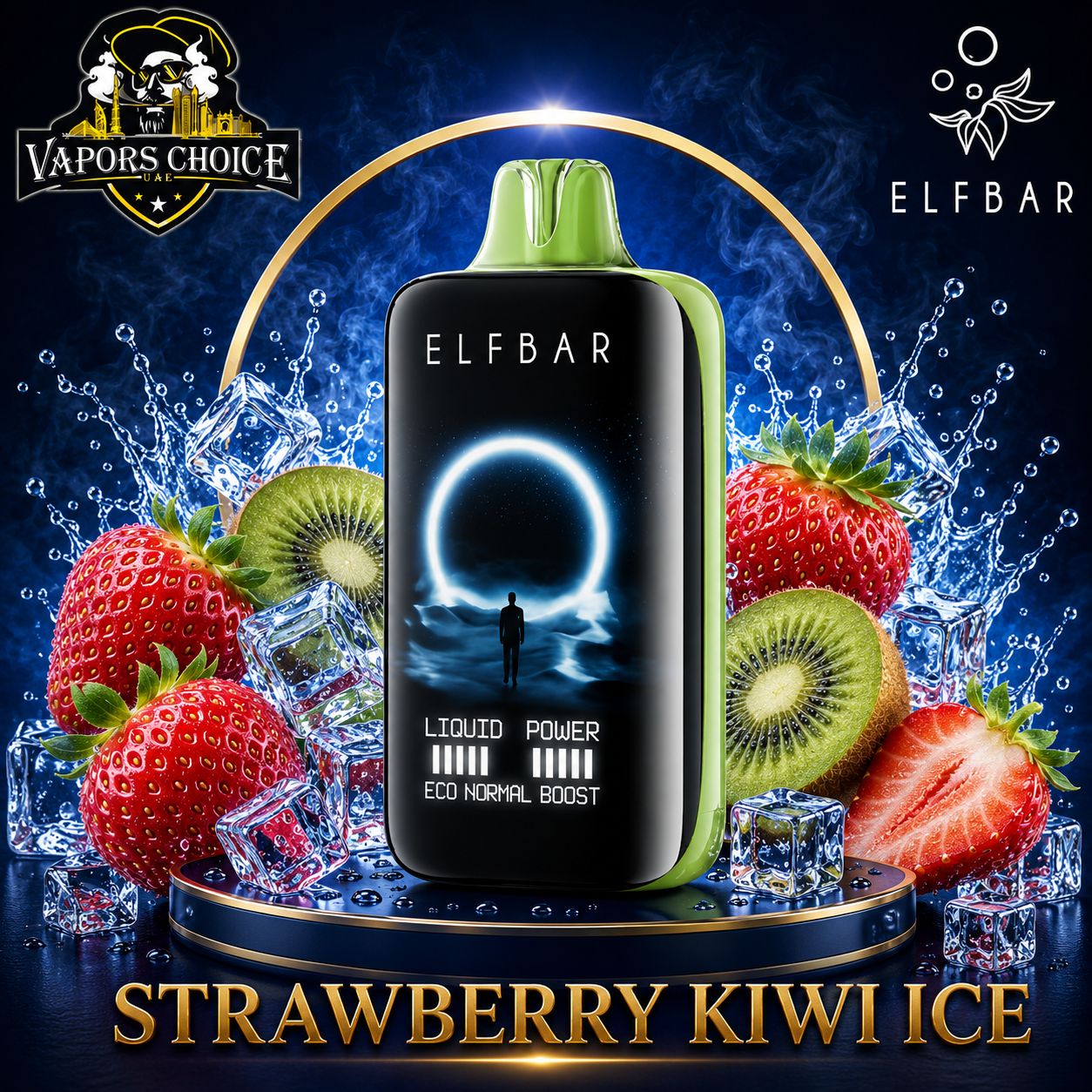 ELF BAR MOONNIGHT 40K Puffs – Disposable Vape & Strawberry Kiwi & UAE & Fujairah