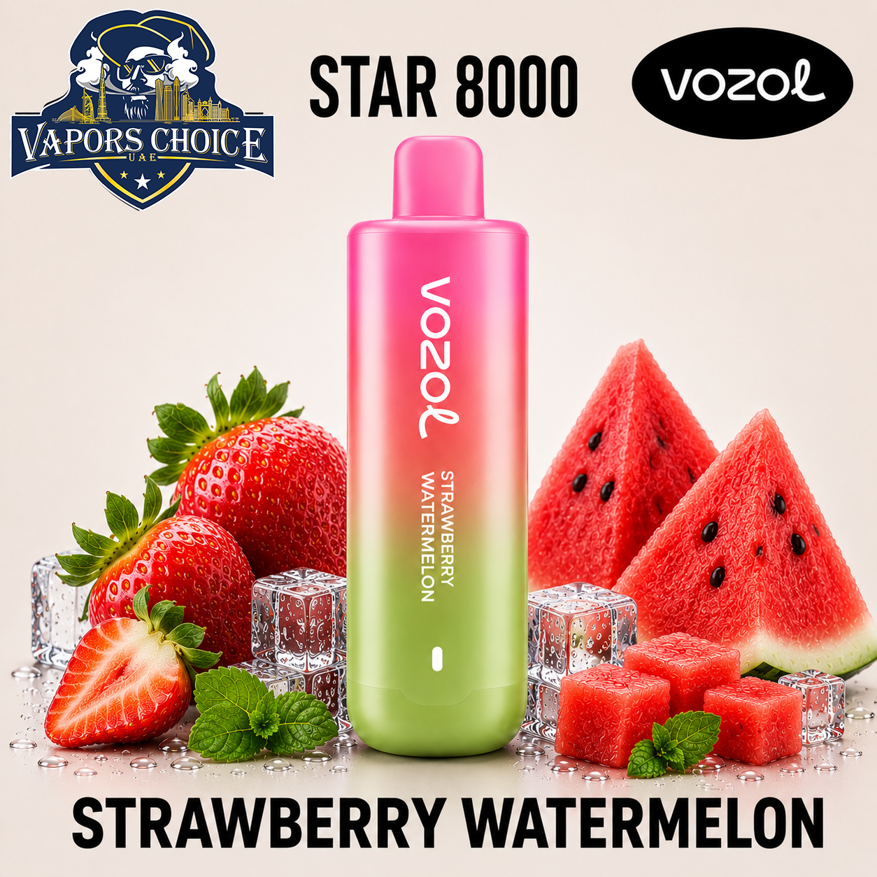 Vozol Star 8000 Puffs Disposable Vape 5% & UAE & ABU Dhabi 