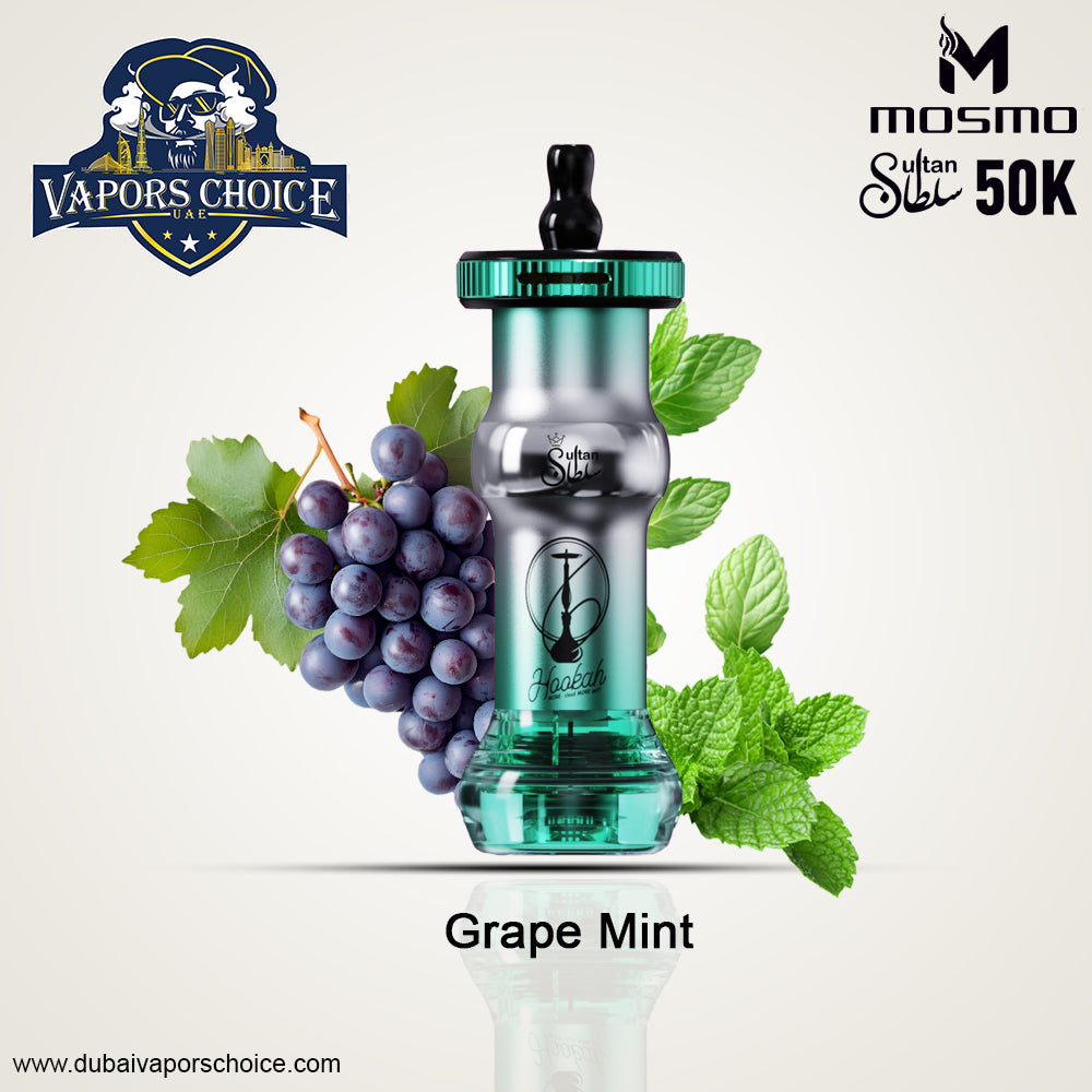 Sultan 50K Disposable Vape – Power Meets Elegance Grape Mint UAE Abu Dhabi & Dubai
