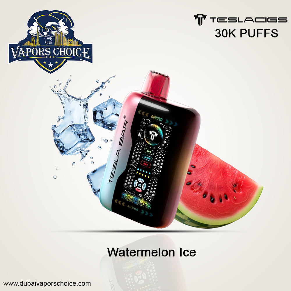 TESLA BAR XT 30K PUFFS DISPOSABLE VAPE Watermelon UAE Al Sharjah
