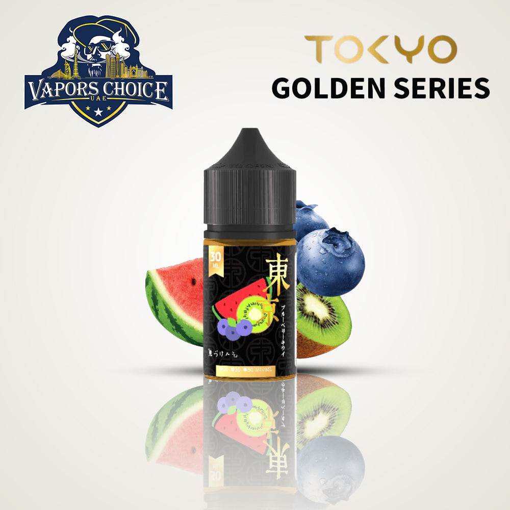 TOKYO E-JUICES SALTNIC 30ML GOLDEN SERIES Lush Kiwi Berry UAE Dubai 