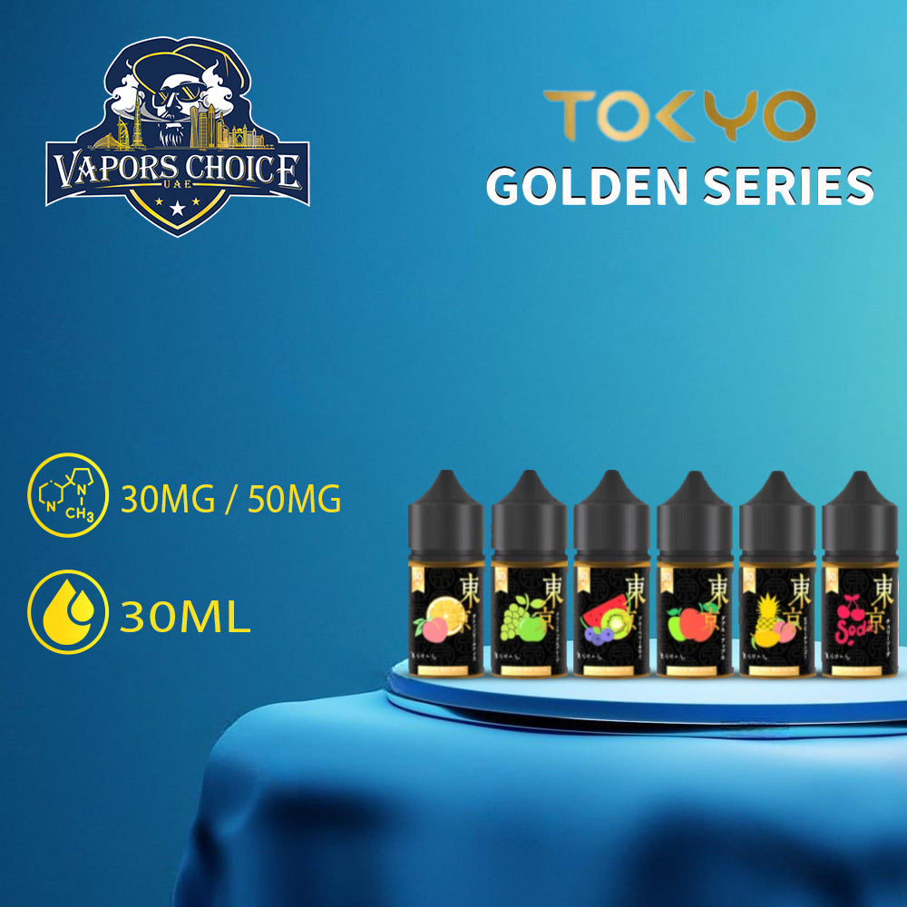 TOKYO E-JUICES SALTNIC 30ML GOLDEN SERIES UAE Dubai 