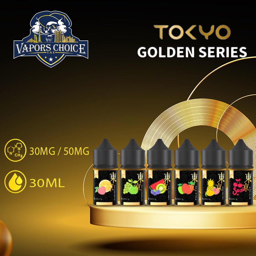 TOKYO E-JUICES SALTNIC 30ML GOLDEN SERIES UAE Abu Dhabi