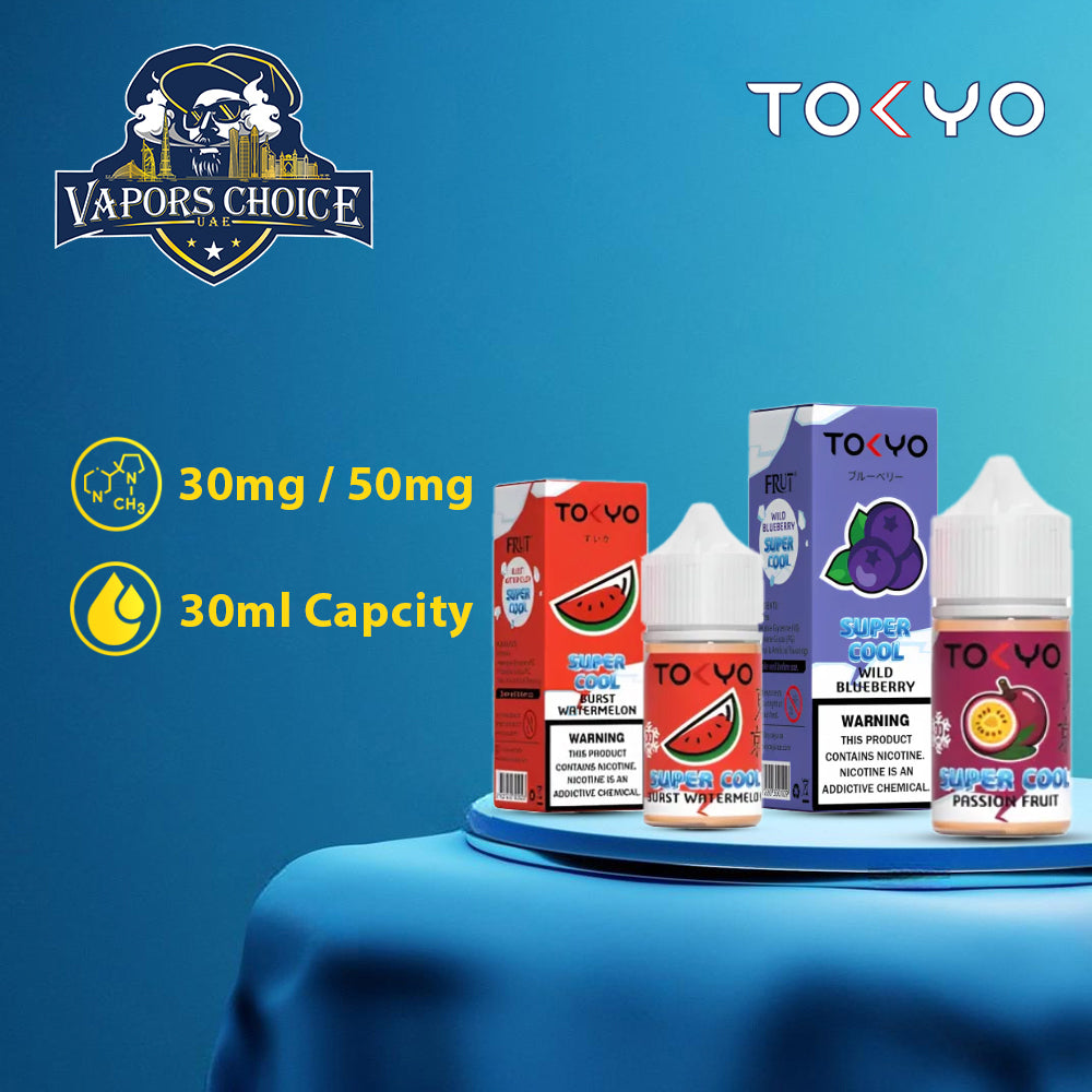 TOKYO E-JUICES SALTNIC 30ML SUPER COOL UAE Abu Dhabi