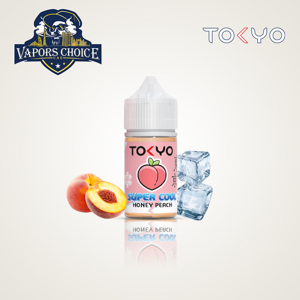 TOKYO E-JUICES SALTNIC 30ML SUPER COOL Honey Peach UAE Fujairah