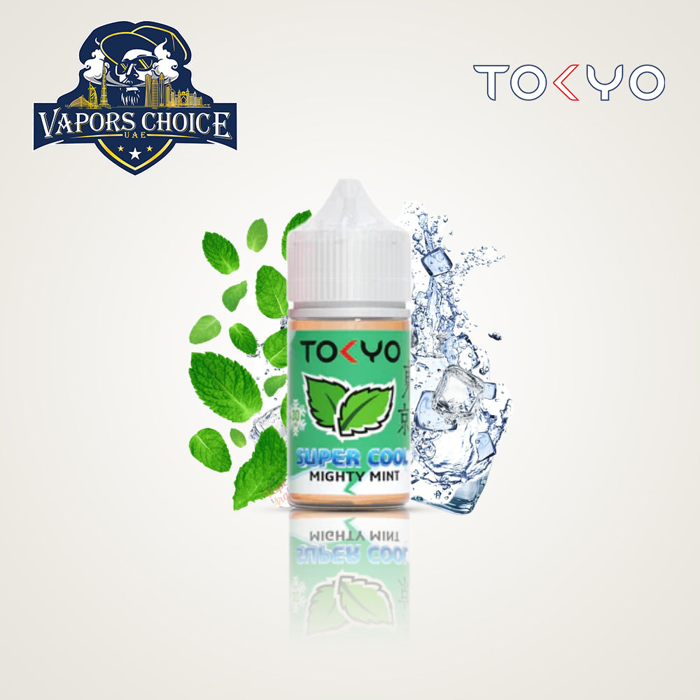 TOKYO E-JUICES SALTNIC 30ML SUPER COOL Mighty Mint UAE Umm Al Quwain