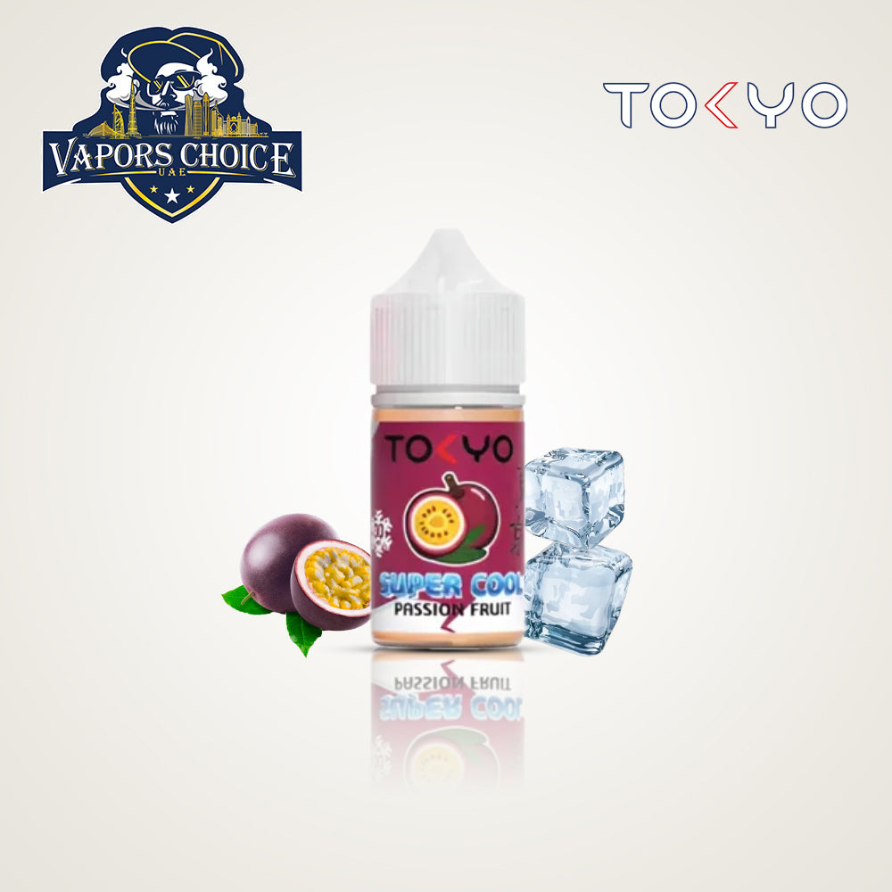 TOKYO E-JUICES SALTNIC 30ML SUPER COOL Passion Fruit UAE Abu Dhabi