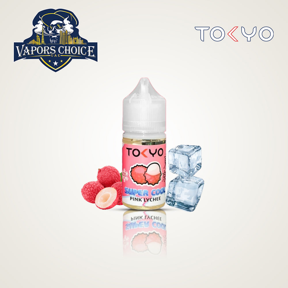 TOKYO E-JUICES SALTNIC 30ML SUPER COOL Pink Lychee UAE Al Ain