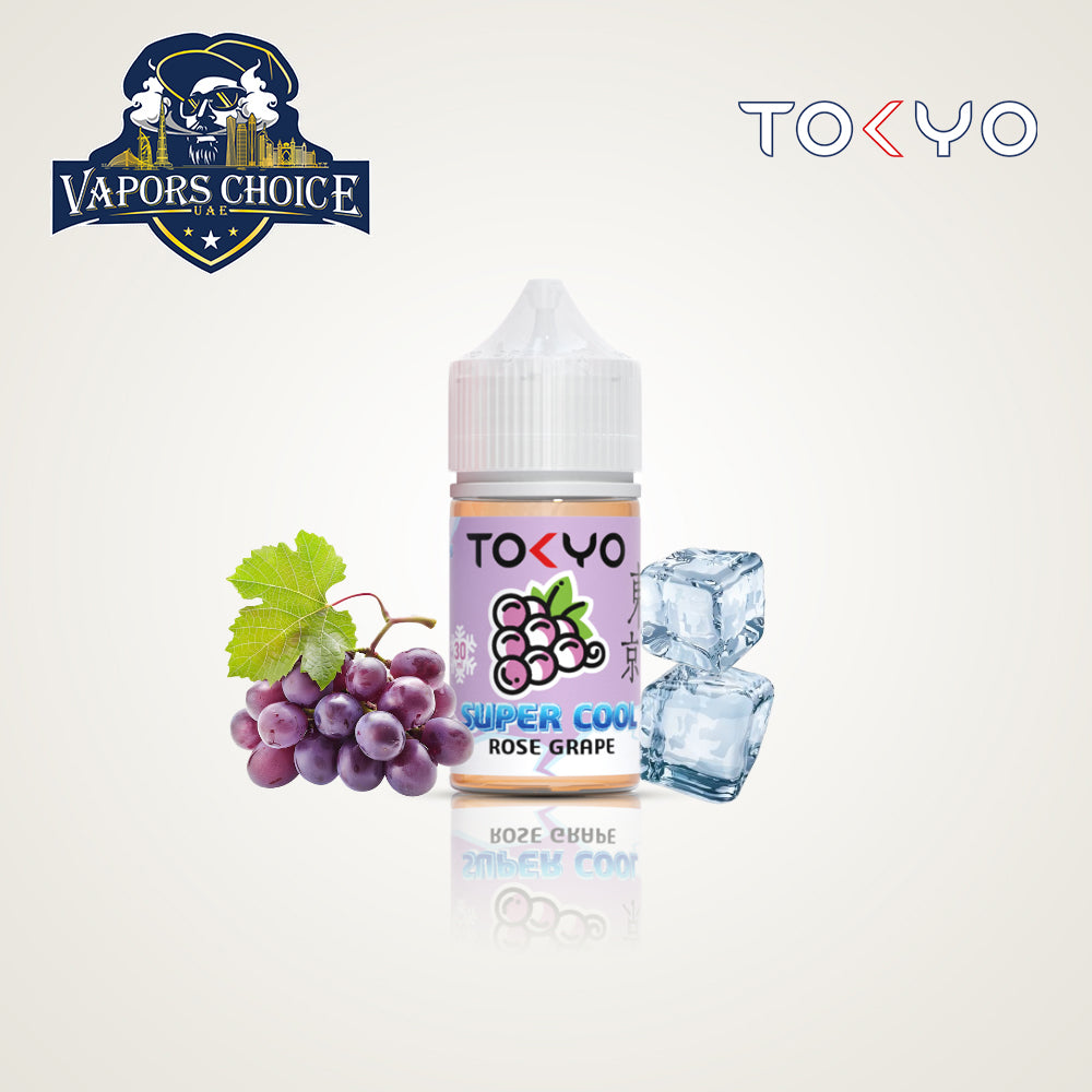 TOKYO E-JUICES SALTNIC 30ML SUPER COOL Rose Grape UAE Ajman