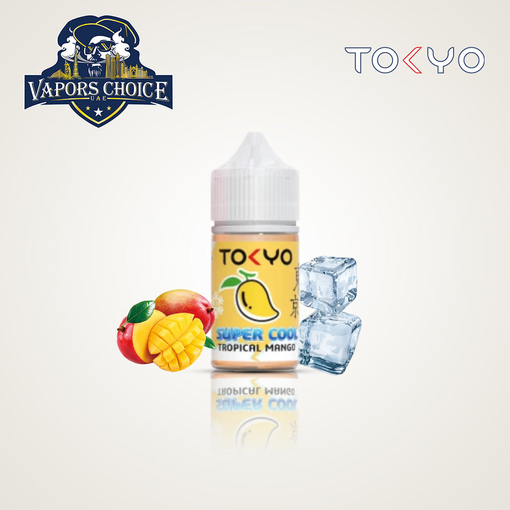 TOKYO E-JUICES SALTNIC 30ML SUPER COOL Tropical Mango UAE Ras Al Khaimah