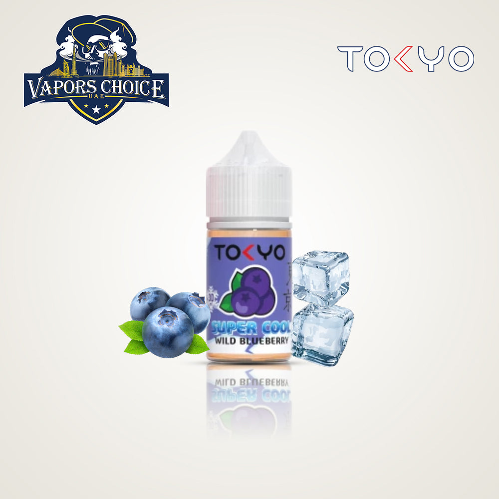 TOKYO E-JUICES SALTNIC 30ML SUPER COOL Wild Blueberry UAE Abu Dhabi