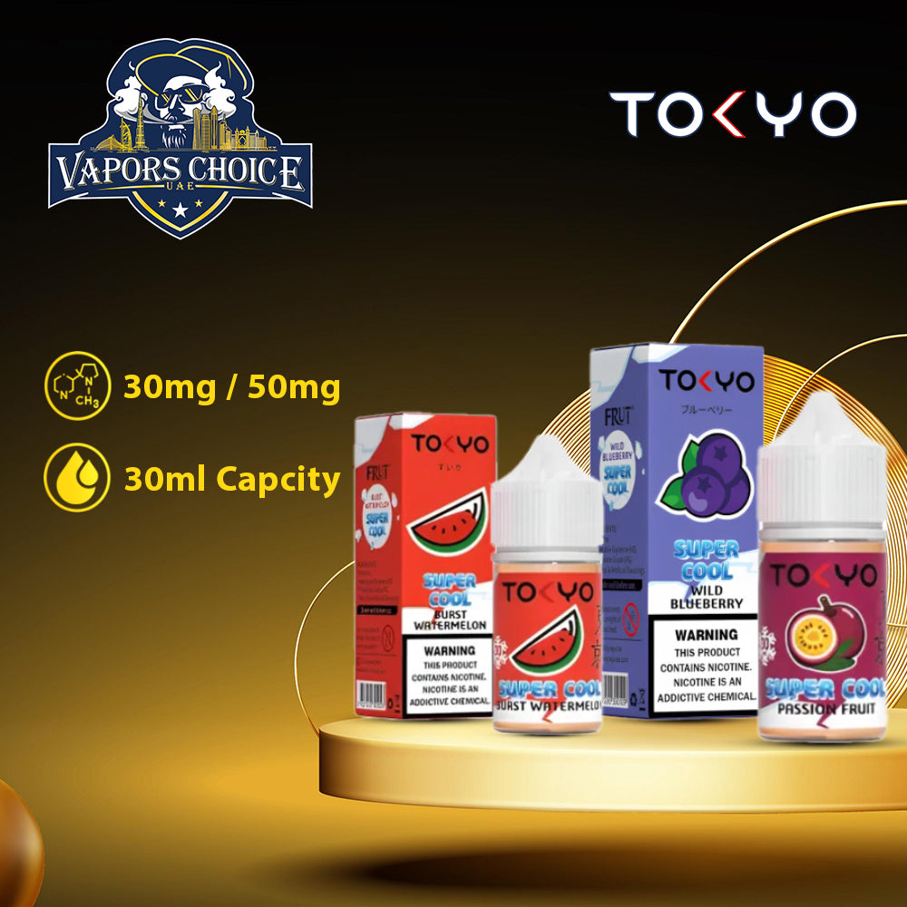 TOKYO E-JUICES SALTNIC 30ML SUPER COOL UAE Dubai