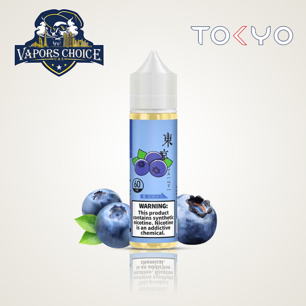 TOKYO E-Juices E-Liquids 60ML Iced Blueberry UAE Ras Al Khaimah