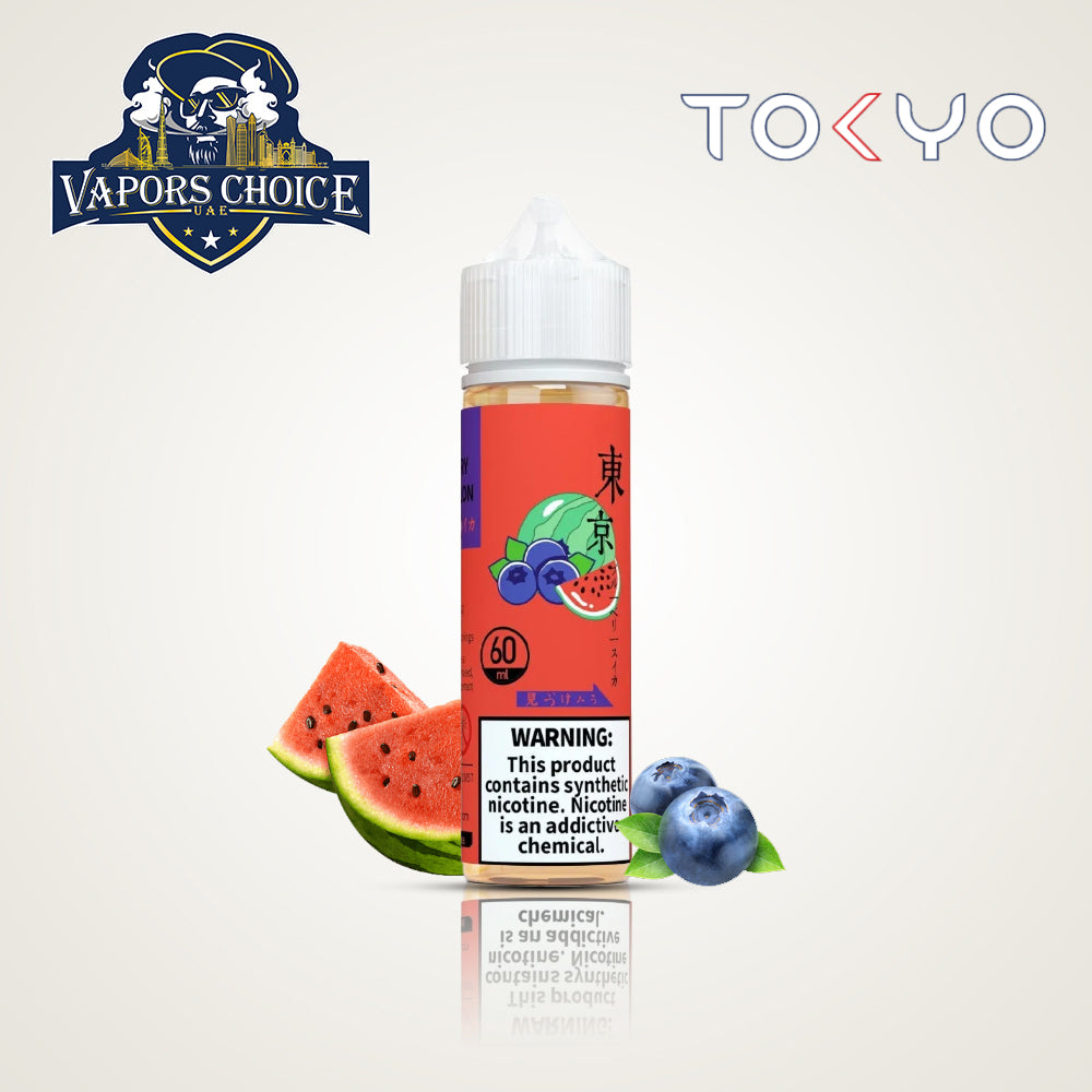 TOKYO E-Juices E-Liquids 60ML Iced Blueberry Watermelon UAE Ajman