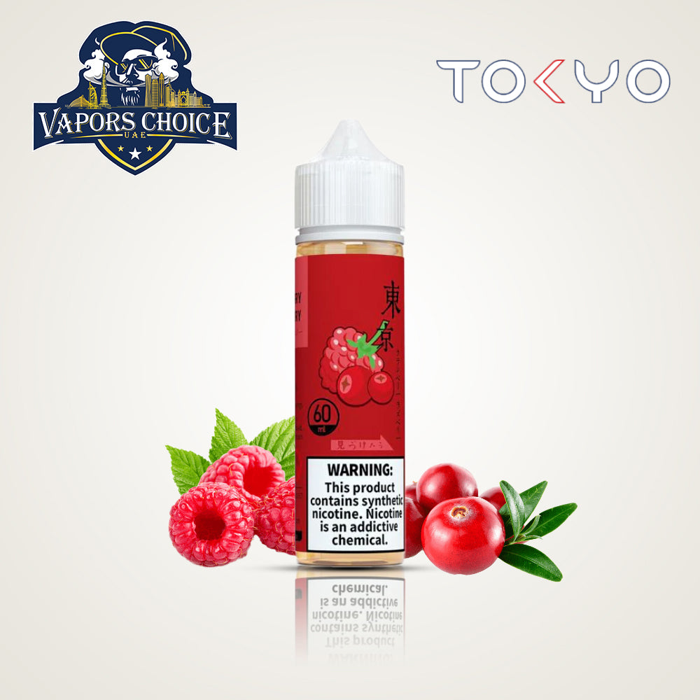 TOKYO E-Juices E-Liquids 60ML Cranberry Raspberry UAE Fujairah