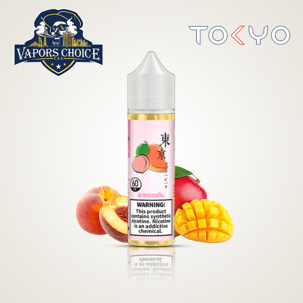 TOKYO E-Juices E-Liquids 60ML Iced Peach Mango UAE Ras Al Khaimah