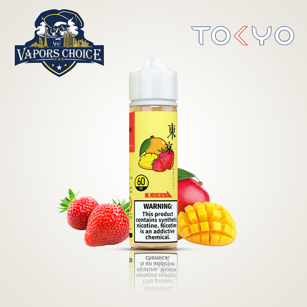 TOKYO E-Juices E-Liquids 60ML Iced Strawberry Mango UAE Umm Al Quwain