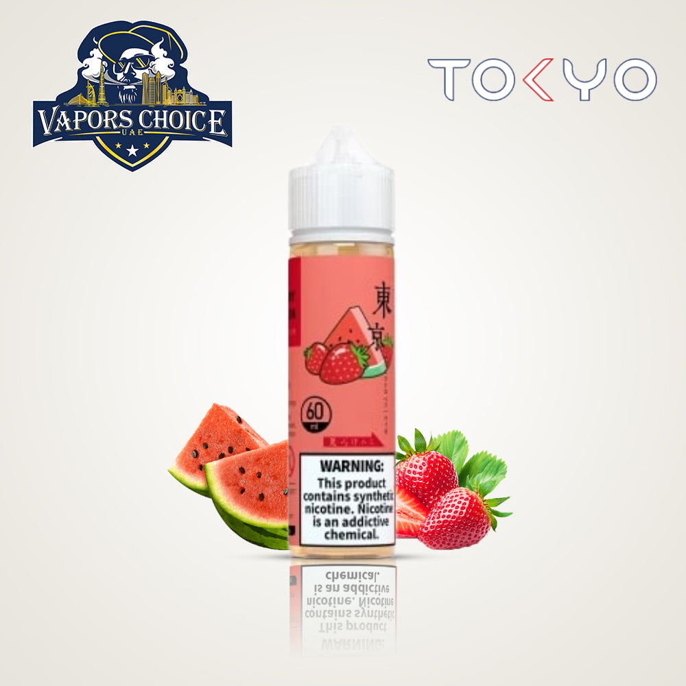 TOKYO E-Juices E-Liquids 60ML Iced Watermelon Strawberry UAE Dubai