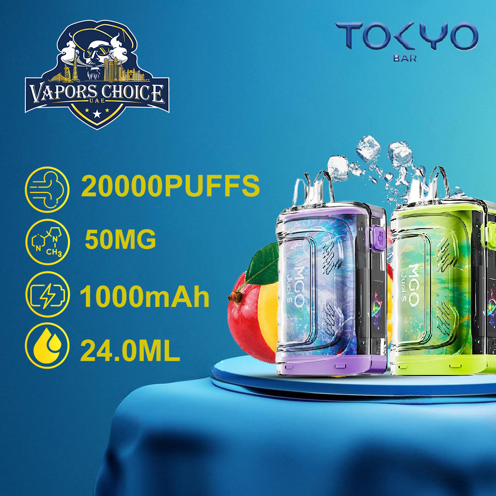 TOKYO BAR 20000 Puffs (50mg) - Disposable Vape 1st UAE Abu Dhabi