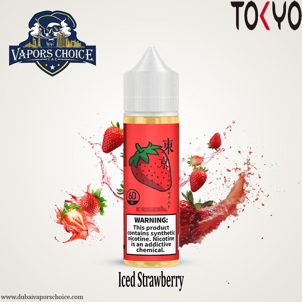 TOKYO E-Juices E-Liquids  60ML & Iced Strawberry & UAE & Al Sharjah 