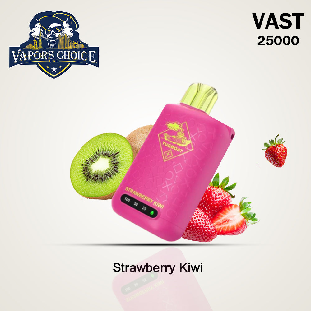 TUGBOAT VAST 25000 PUFFS DISPOSABLE VAPE Strawberry Kiwi UAE Abu Dhabi & Dubai