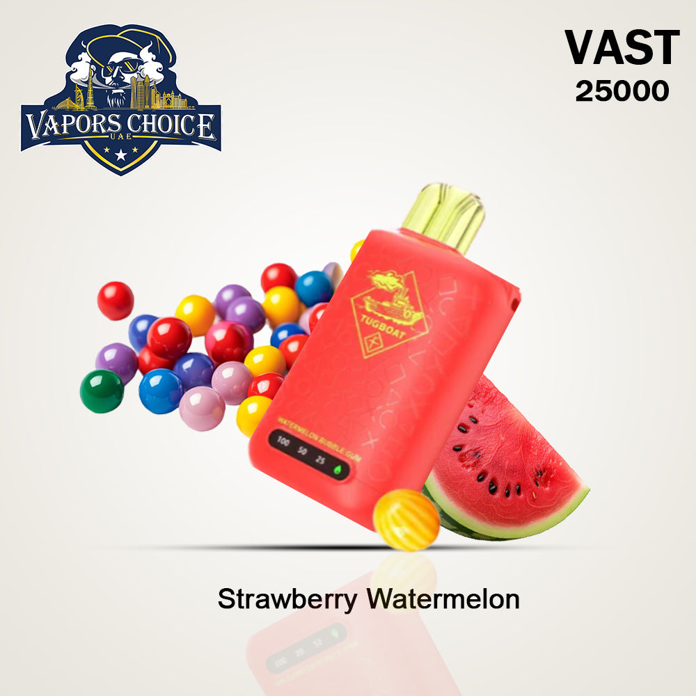 TUGBOAT VAST 25000 PUFFS DISPOSABLE VAPE Watermelon Bubble Gum UAE Abu Dhabi & Sharjah