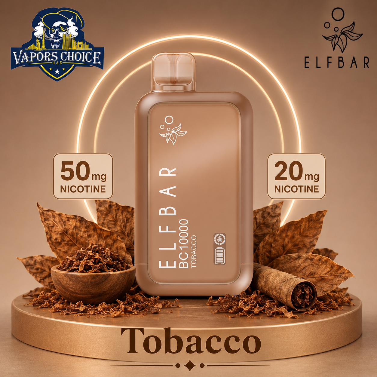 ELFBAR BC10000 _ 10,000 Puffs – 20mg & 50mg DISPOSABLE VAPE & Tobacco & UAE &  Dubai