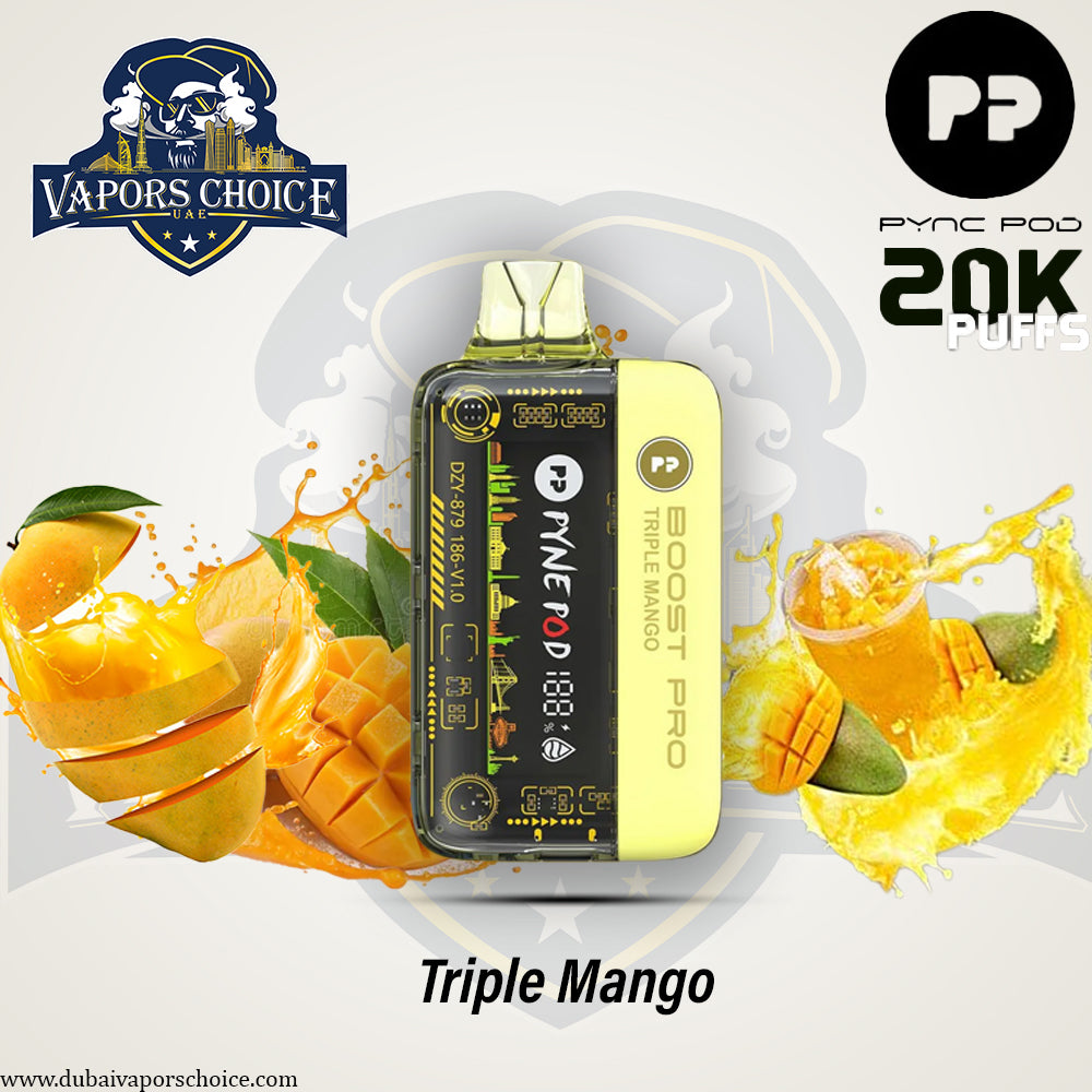 PYNE POD BOOST PRO 20000 PUFFS (50mg) - DISPOSABLE VAPE & UAE & Al Ain 