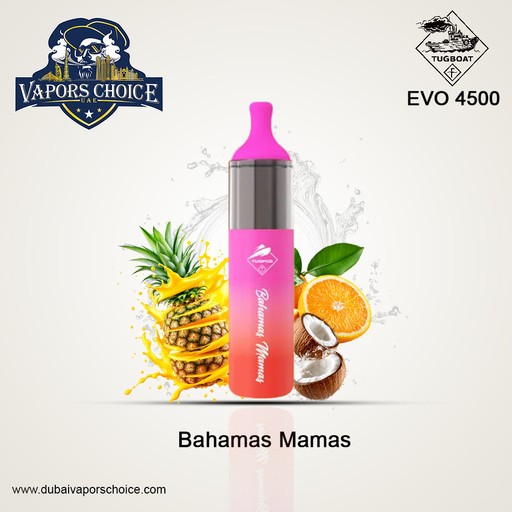Tugboat EVO (50mg) - 4500 PUFFS DISPOSABLE VAPE UAE Dubai 