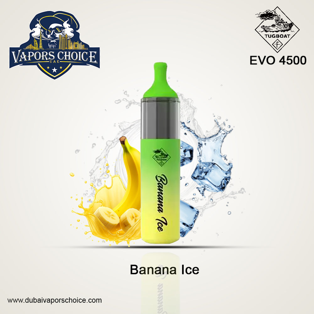 Tugboat EVO (50mg) - 4500 PUFFS DISPOSABLE VAPE UAE Al Ain 