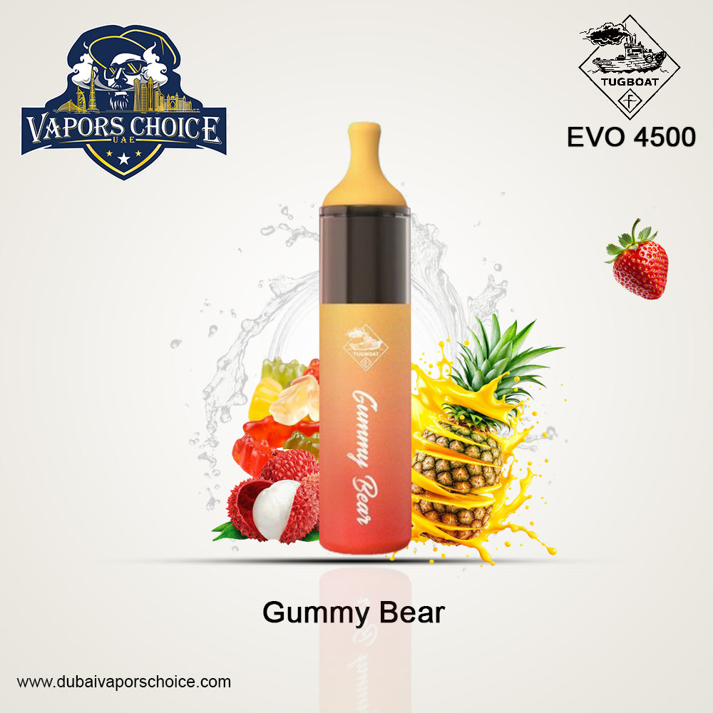 Tugboat EVO (50mg) - 4500 PUFFS DISPOSABLE VAPE UAE Al Ain 