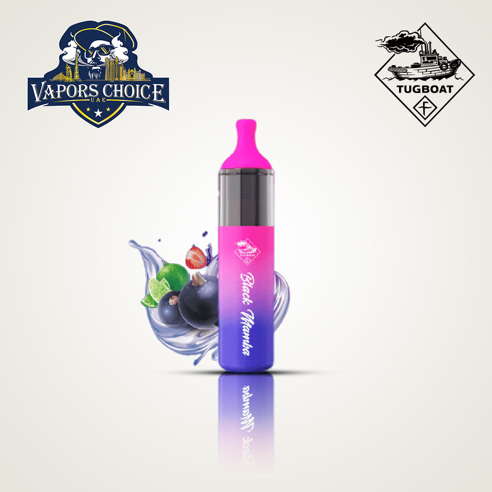 Tugboat EVO (50mg) 4500 PUFFS - DISPOSABLE VAPE Black Mamba UAE Al Ain