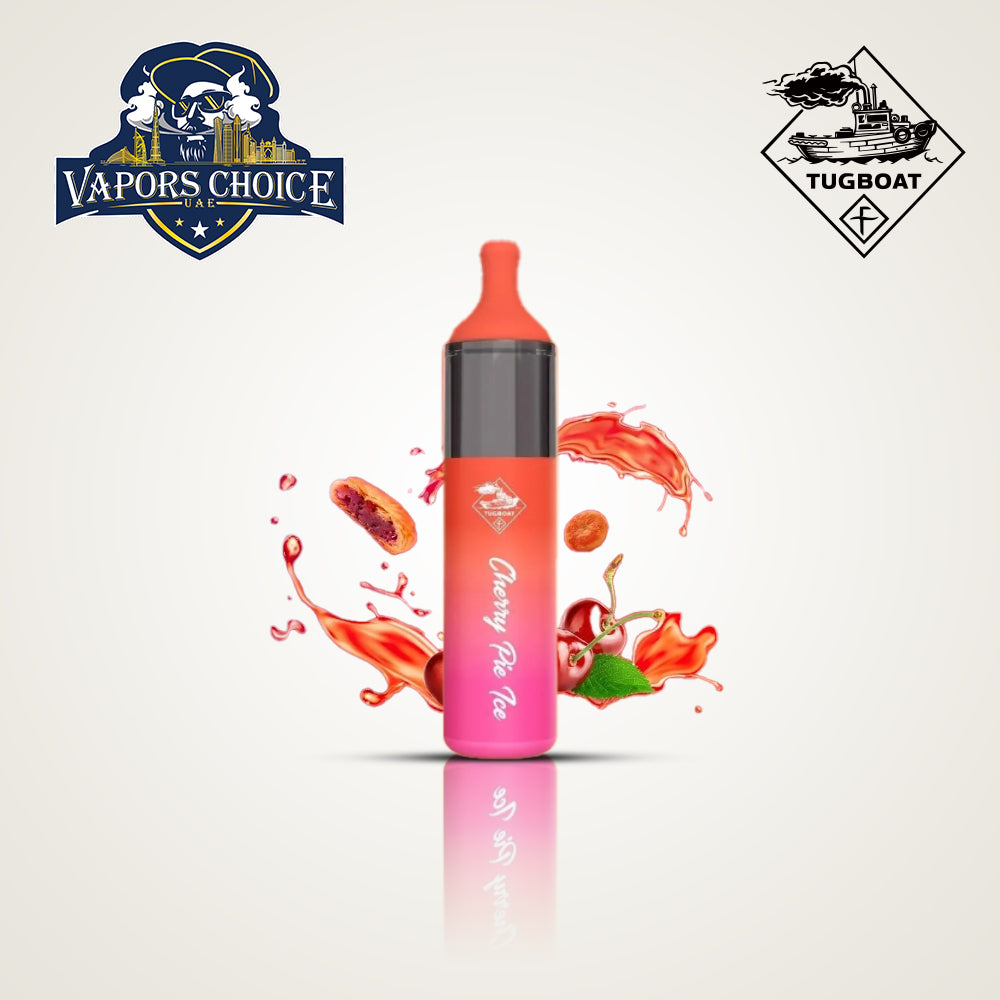 Tugboat EVO (50mg) 4500 PUFFS - DISPOSABLE VAPE Cherry Pie Ice UAE Al Ain