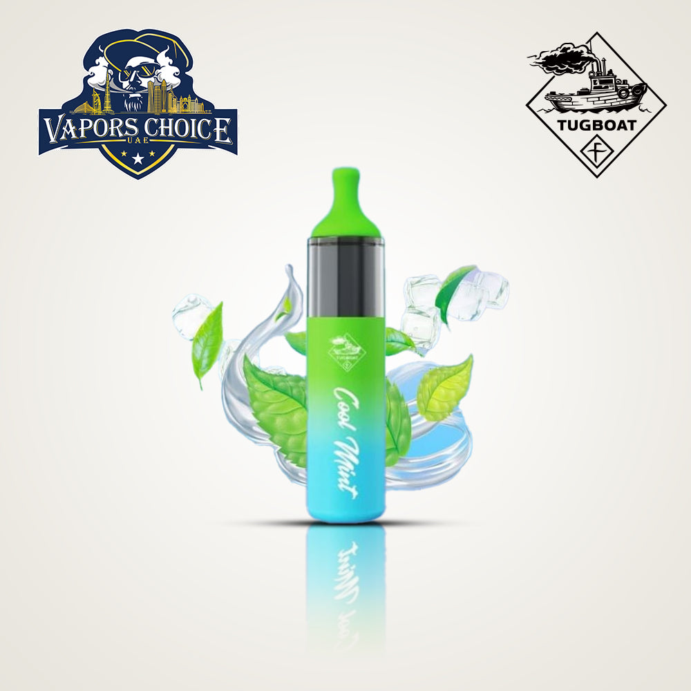 Tugboat EVO (50mg) 4500 PUFFS - DISPOSABLE VAPE Cool Mint UAE Abu Dhabi