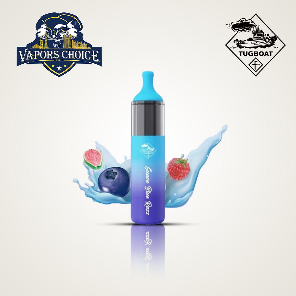 Tugboat EVO (50mg) 4500 PUFFS - DISPOSABLE VAPE Guava Blue Razz UAE Dubai