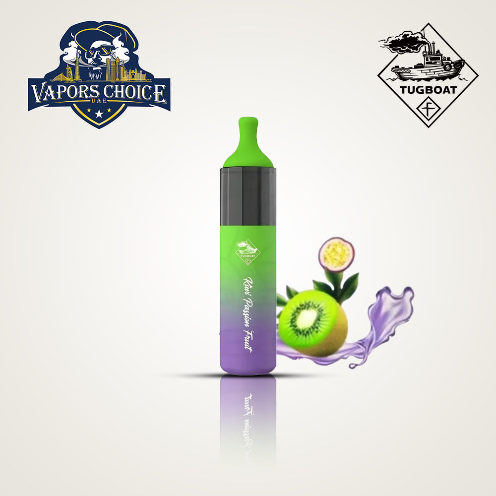 Tugboat EVO (50mg) 4500 PUFFS - DISPOSABLE VAPE Kiwi Passionfruit UAE Ras Al Khaimah