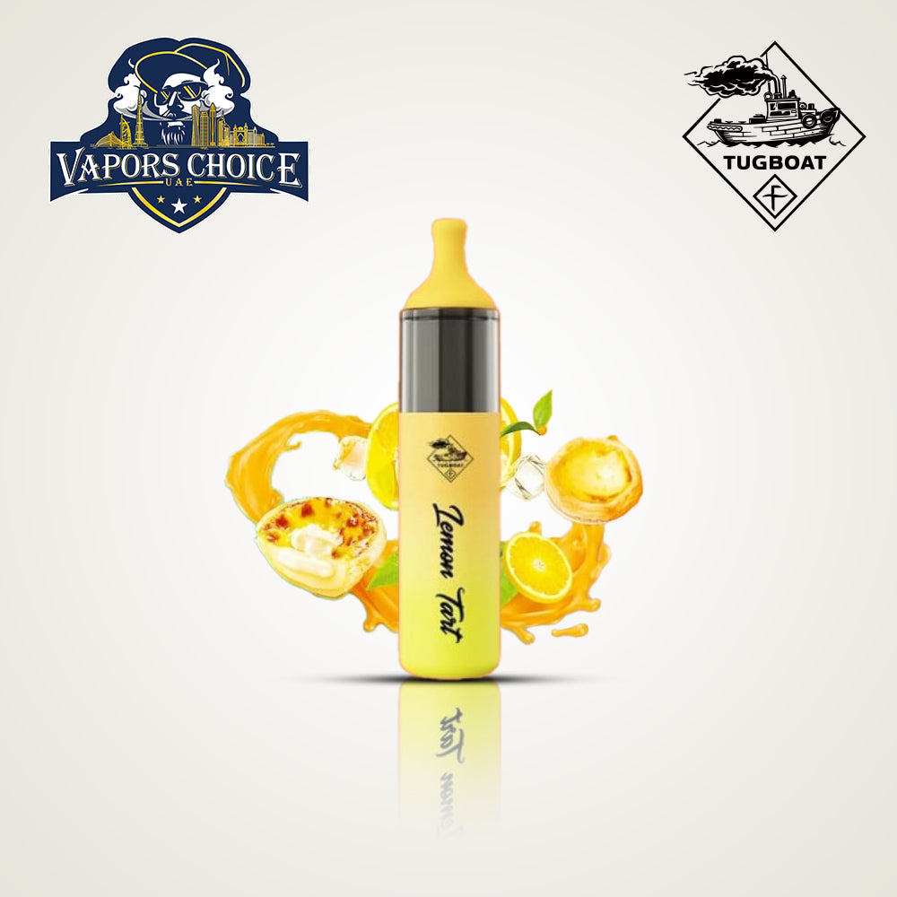 Tugboat EVO (50mg) 4500 PUFFS - DISPOSABLE VAPE Lemon Tart UAE Sharjah
