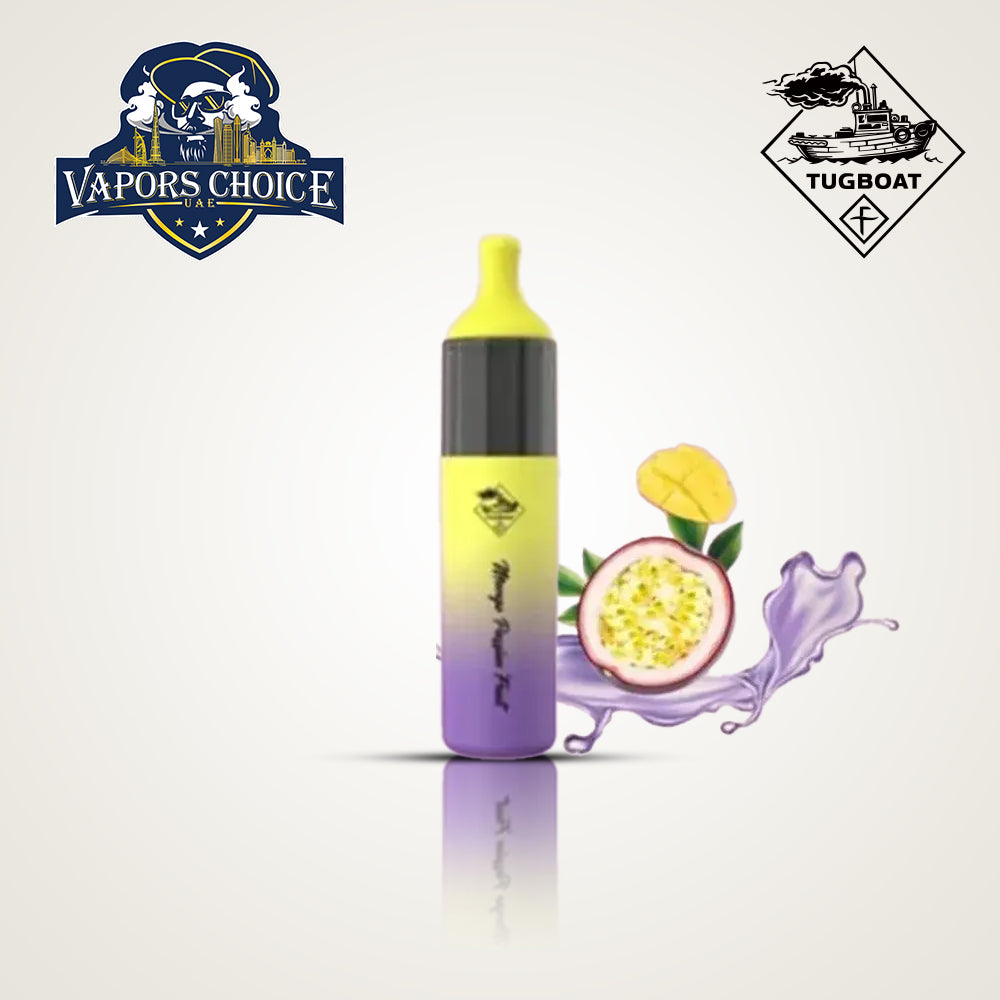 Tugboat EVO (50mg) 4500 PUFFS - DISPOSABLE VAPE Mango Passionfruit UAE Ajman