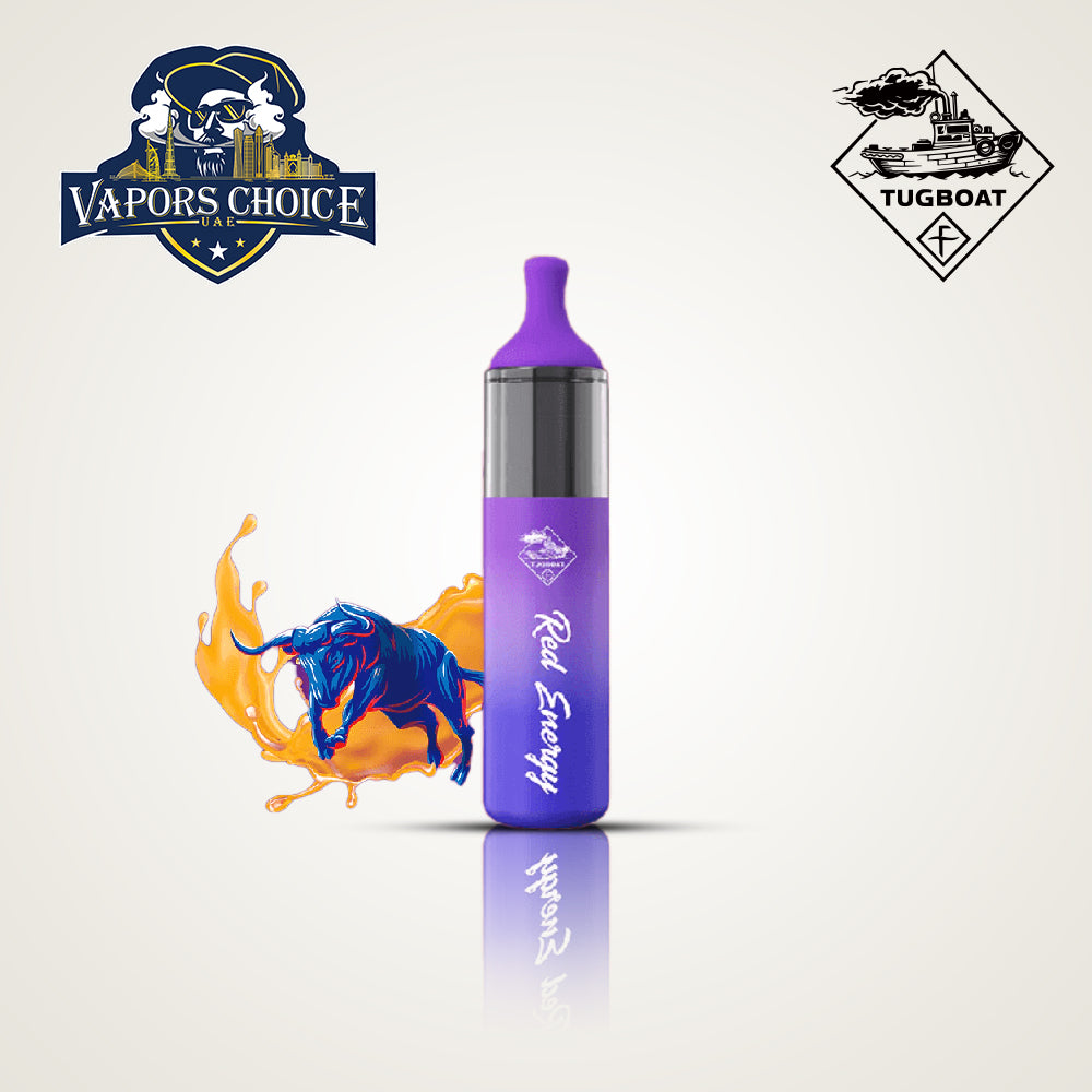 Tugboat EVO (50mg) 4500 PUFFS - DISPOSABLE VAPE Red Energy UAE Dubai