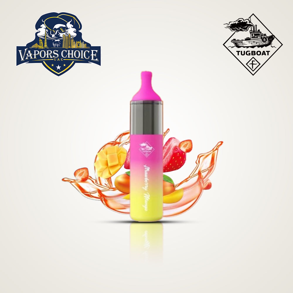 Tugboat EVO (50mg) 4500 PUFFS - DISPOSABLE VAPE Strawberry Mango UAE Ras Al Khaimah