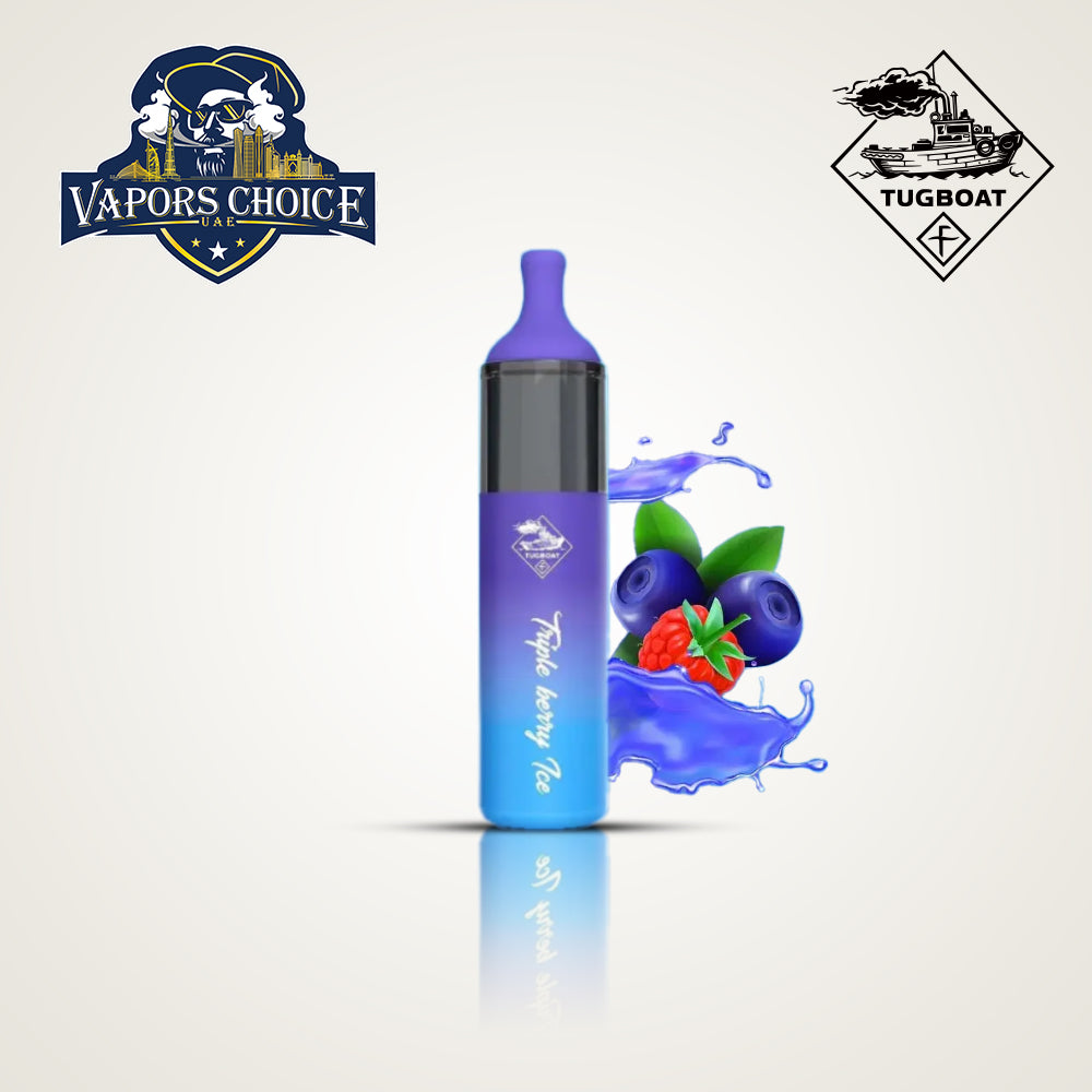 Tugboat EVO (50mg) 4500 PUFFS - DISPOSABLE VAPE Triple Berry Ice UAE Al Ain