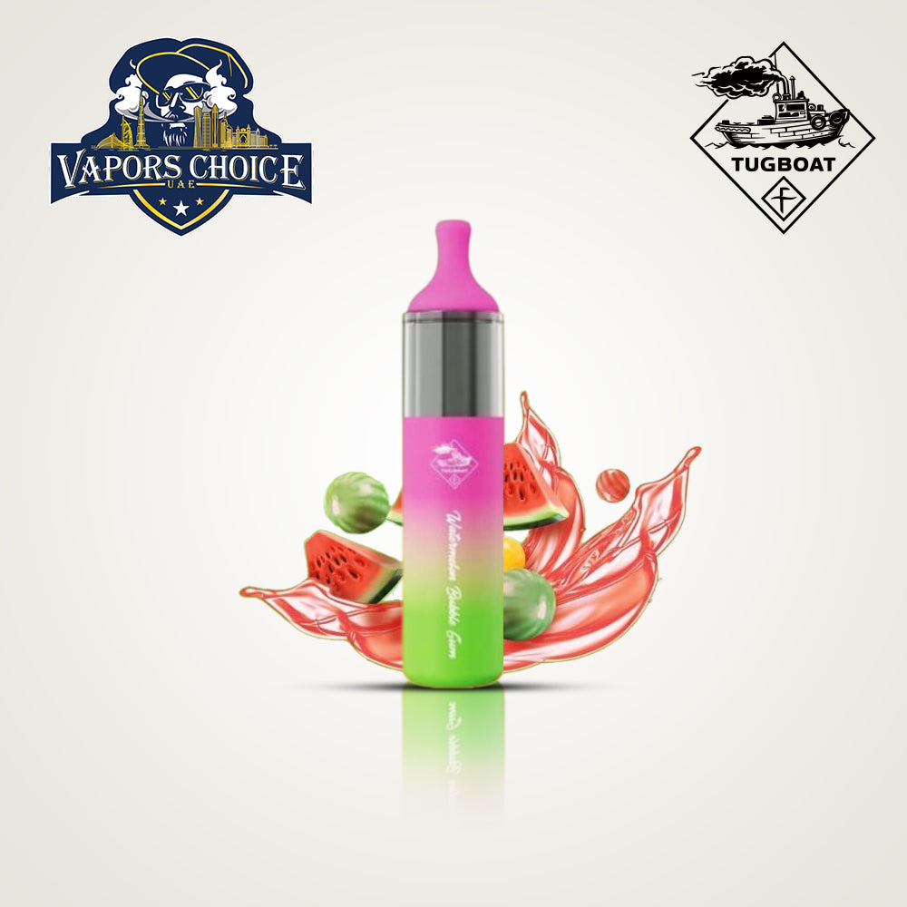 Tugboat EVO (50mg) 4500 PUFFS - DISPOSABLE VAPE Watermelon Bubblegum UAE Ajman