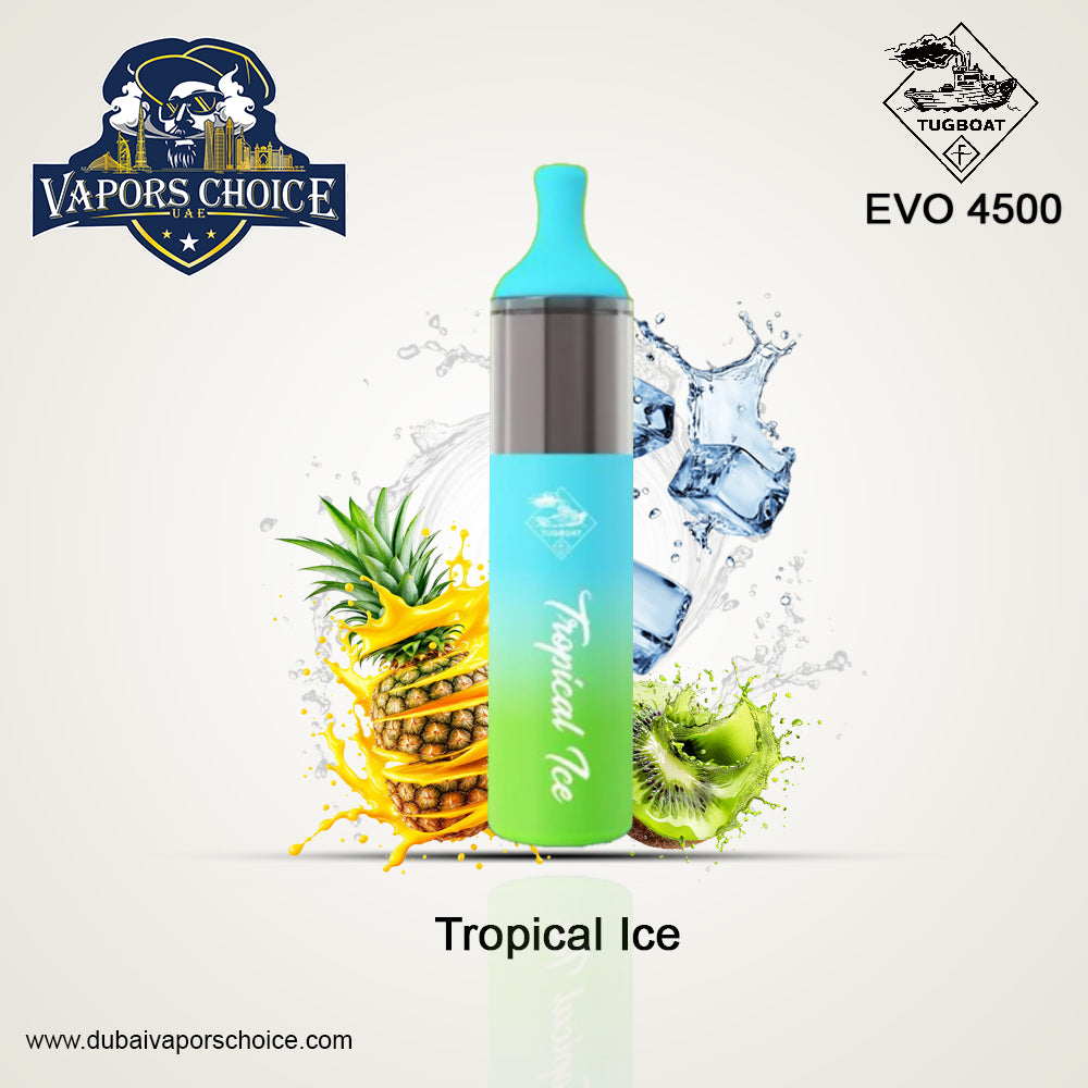 Tugboat EVO (50mg) 4500 PUFFS DISPOSABLE VAPE Tropical Ice UAE Abu Dhabi & Dubai