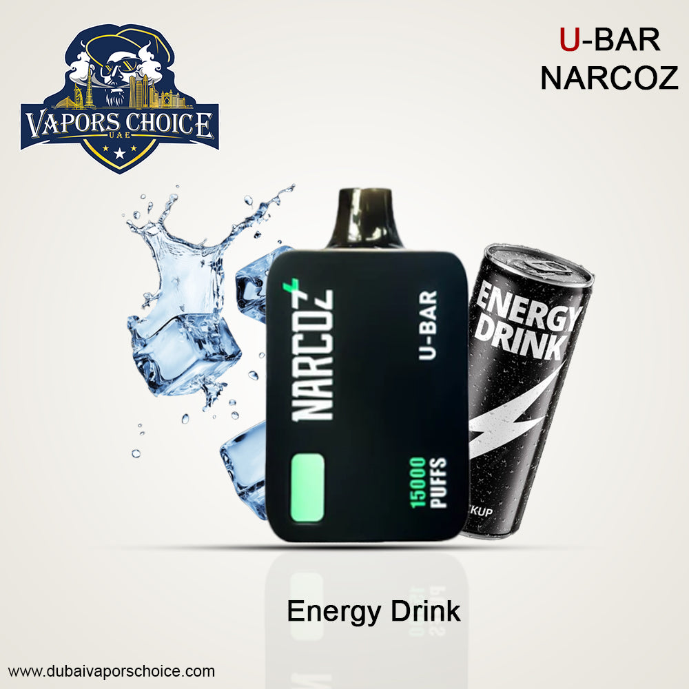 U-Bar Narcoz 15000 Puffs Disposable Vape Energy Drink UAE Abu Dhabi
