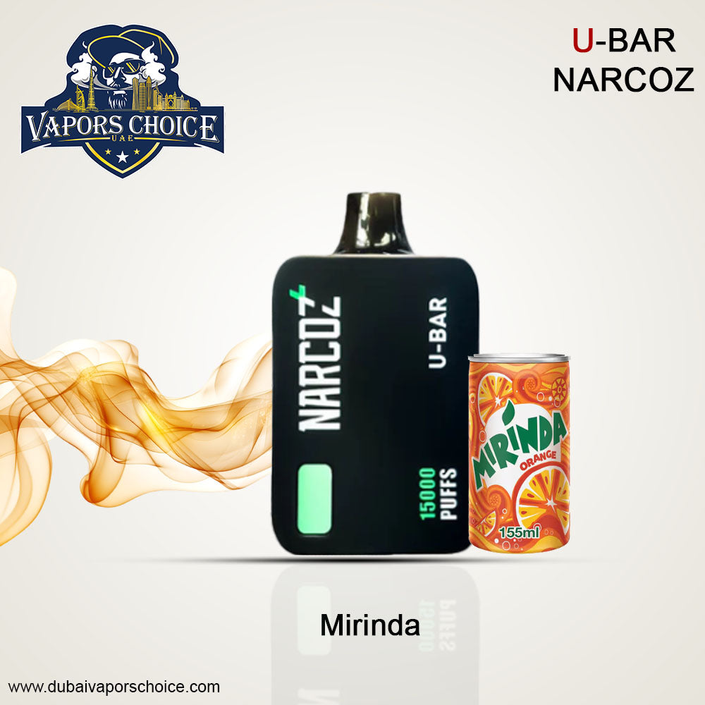 U-Bar Narcoz 15000 Puffs Disposable Vape Mirinda UAE Abu Dhabi & Ajman
