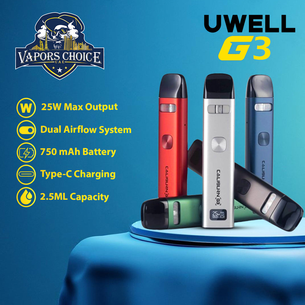 UWELL CALIBURN G3 Pod System 25W UAE Abu Dhabi