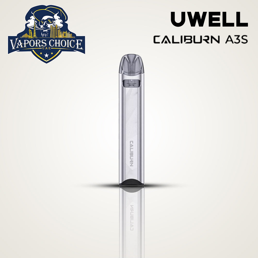UWELL Caliburn A3S Pod System Device Moon Light Silver UAE Dubai & Abu Dhabi
