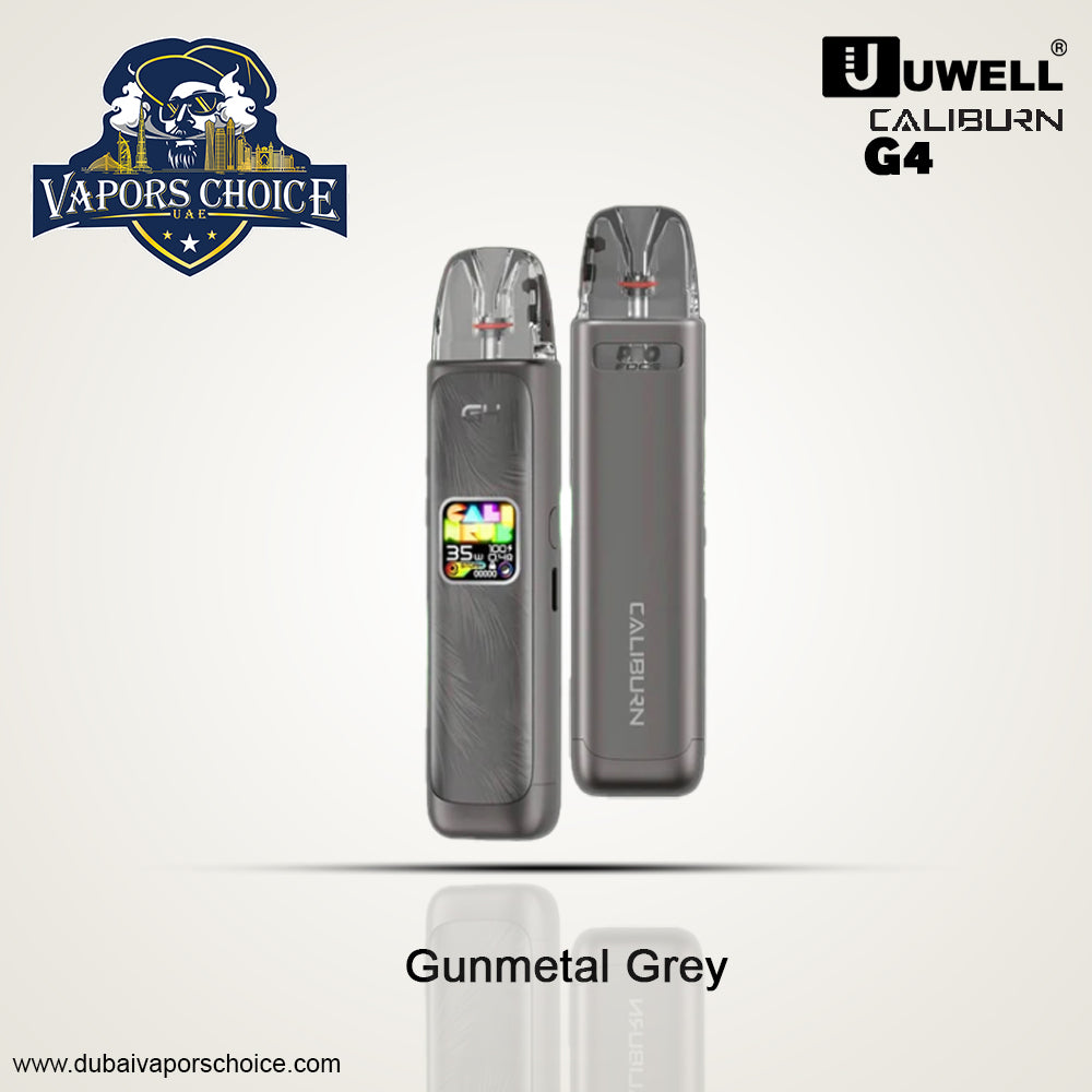 UWELL CALIBURN G4 Pod System 35W Gunmetal Grey UAE Abu Dhabi
