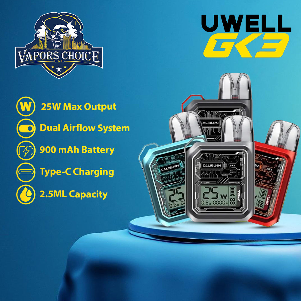 UWELL CALIBURN GK3 Pod System 25W UAE Abu Dhabi