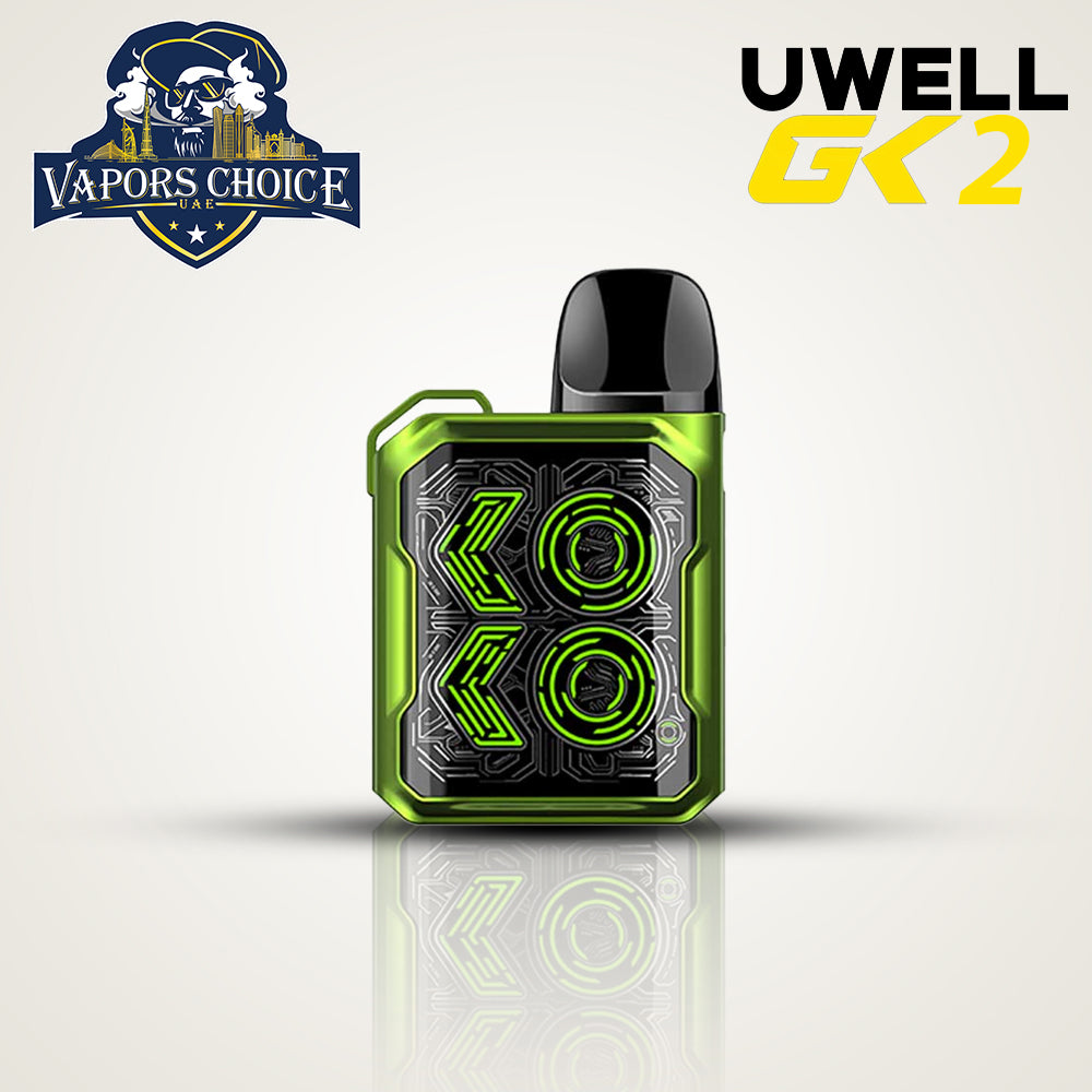 UWELL Caliburn GK2 Pod System 18W 690mAh - Vapors Choice UAE UWELL Caliburn GK2 Pod System 18W 690mAh - Vapors Choice UAE